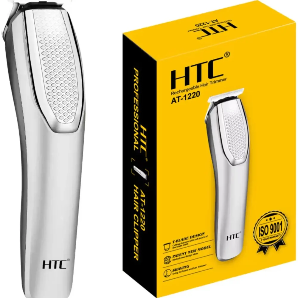HTC AT-1220 Rechargeable Hair and Beard Trimmer for Men