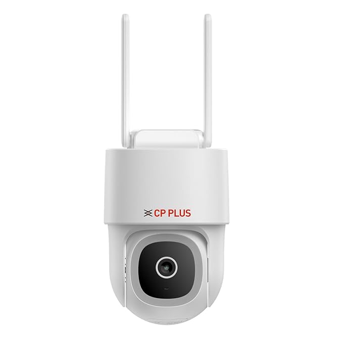 CP Plus CP-Z45Q 4MP Smart Wi-Fi Outdoor Security Camera (AI Human Detection, Cloud Recording, STQC Certified, Colour Night Vision, Motion Tracking, Google Home & Alexa Compatible)