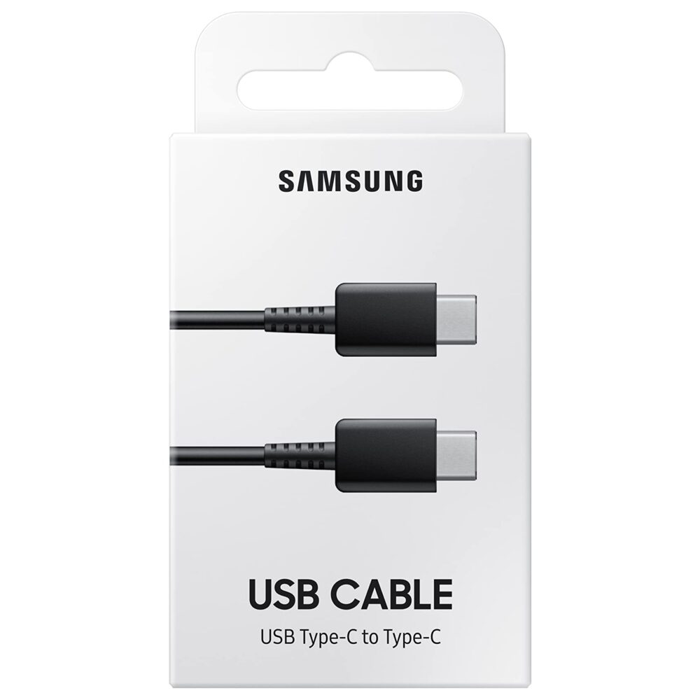 Samsung USB Type-C to Type-C Charging and Data Transfer Cable – 1 Metre, 3A, USB 2.0