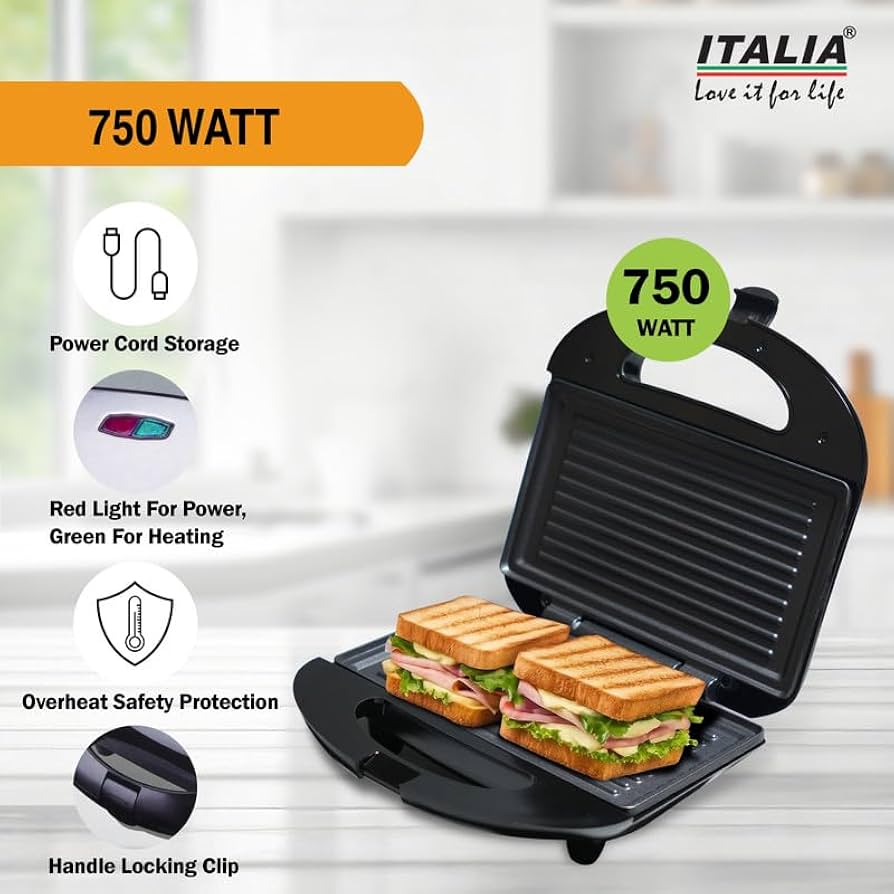 La Italia by ReneSola Grilly Sandwich Maker