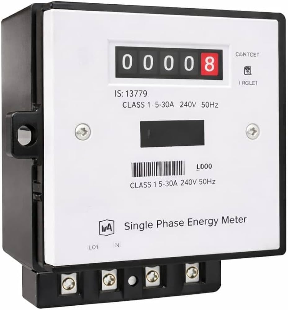 Max Electra Single Phase Energy Meter