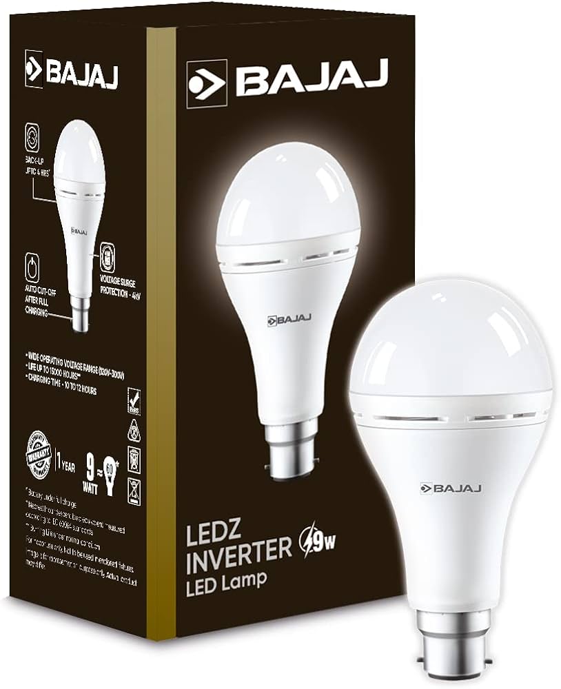 Bajaj LEDZ Inverter LED Lamp 9W