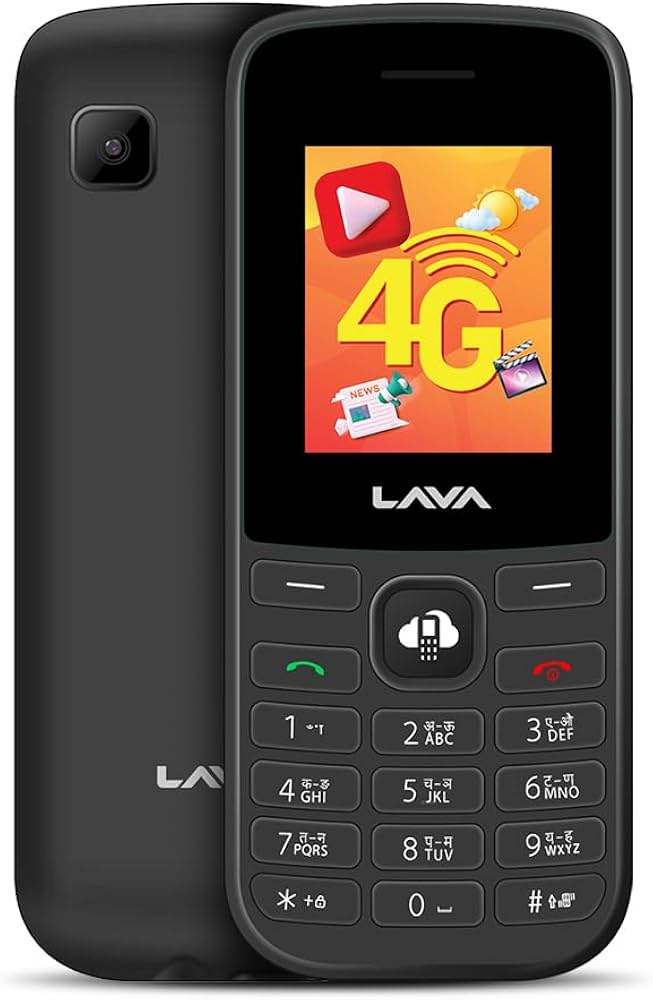 Lava Action 4G Dual SIM Keypad Mobile Phone with 1.8-Inch Display and 1000mAh Battery