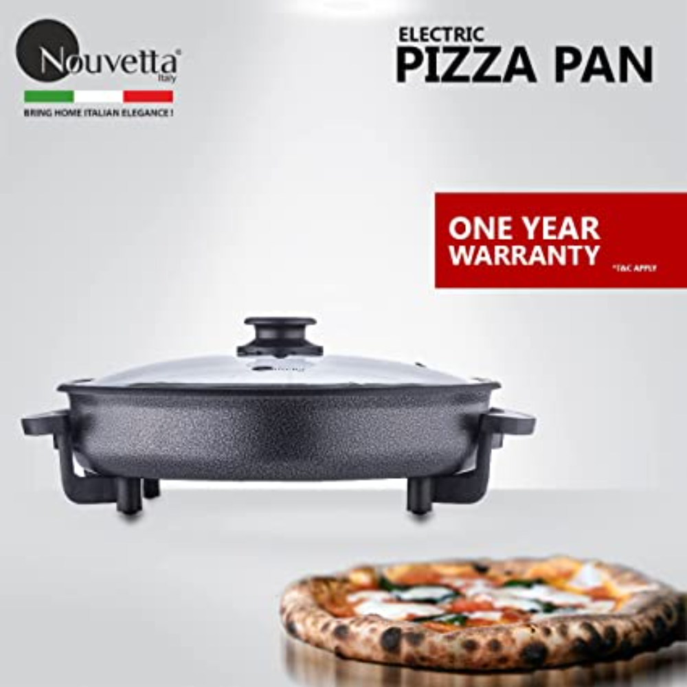 Nouvetta Electric Pizza Pan 1500W Black (Model NPP19046)