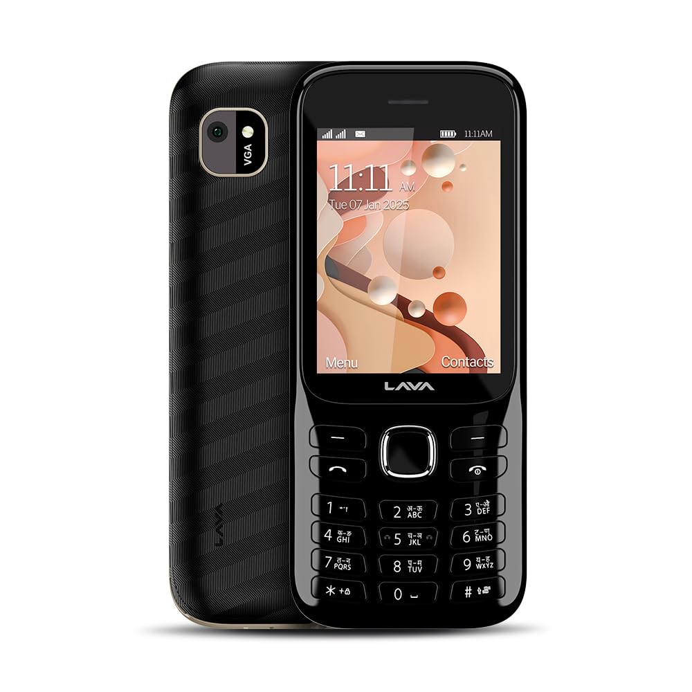 Lava GEM 2025 Dual SIM Keypad Mobile Phone with 2.8-Inch Display and 2575mAh Battery