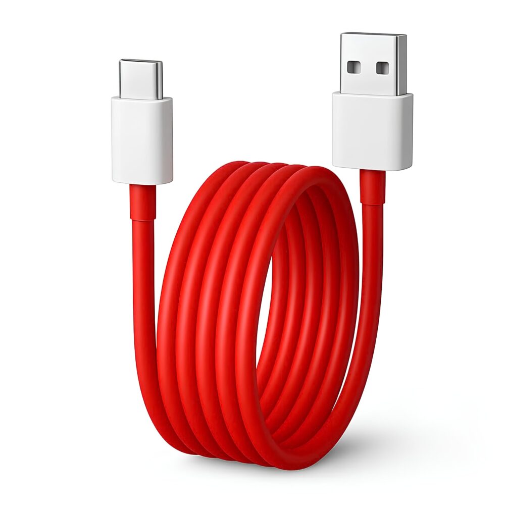 SUPERVOOC 100W Fast Charging USB to Type-C Cable for OPPO, OnePlus and Realme Compatible Devices