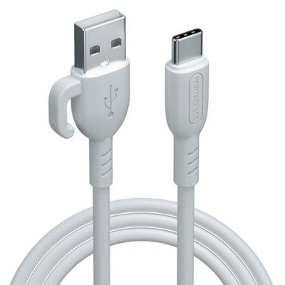 Portronics Konnect Core 3 USB-A to Type-C Fast Charging and Data Transfer Cable – 3A, 1 Metre