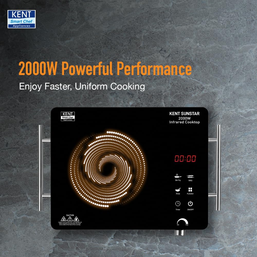 Kent Sunstar 2000W Infrared Cooktop