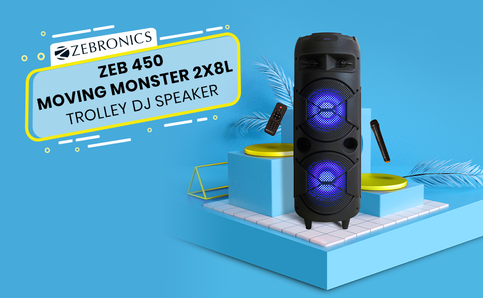 Zebronics ZEB-THUMP 450 Portable Bluetooth Trolley Speaker