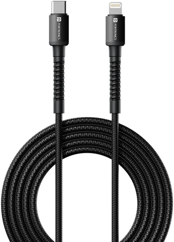 Portronics Konnect X USB-A to 8-Pin Lightning Fast Charging and Data Transfer Cable