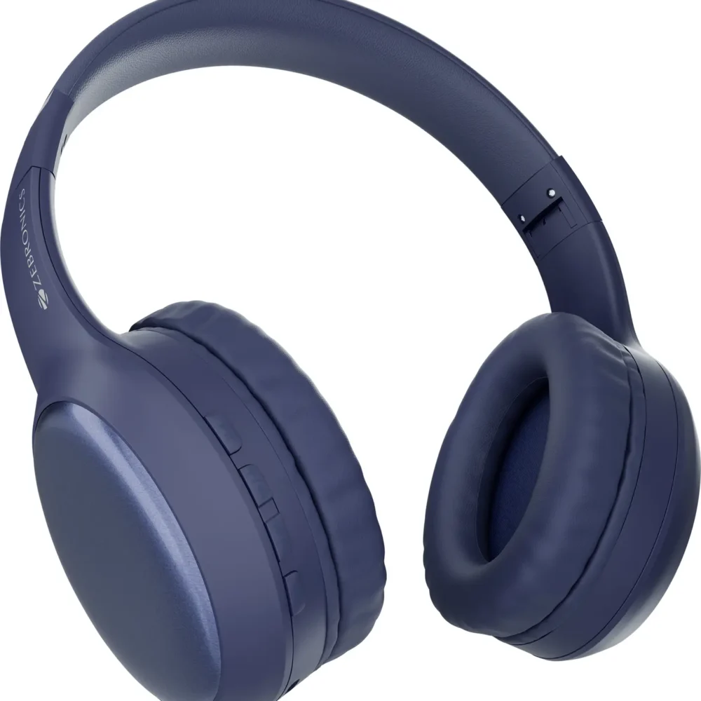 Zebronics ZEB-THUNDER MAX Wireless Bluetooth Headphones with Mic, 40mm Drivers and 120 Hours Playback