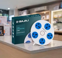 Bajaj 5-Way Extension Reel with 3-Metre Cable
