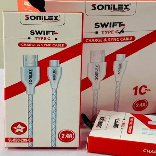 Sonilex Crystal 30W Fast Charging Data Cable