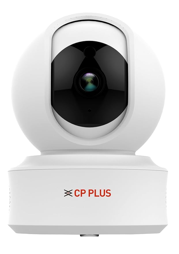 CP Plus CP-E31Q 3MP Smart Wi-Fi Security Camera for Home (AI Human Detection, Cloud Recording, STQC Certified, IR Night Vision, Privacy Mode, Google Home & Alexa Compatible)
